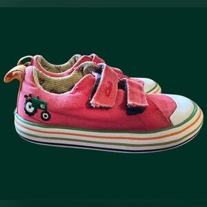 Frugi x Clarks Foxing Tractor toddler shoes size 7